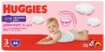 Бебешки пелени гащи Huggies - за момиче 3, 44 броя