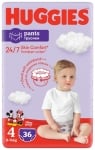 Бебешки пелени гащи Huggies - 4, 36 броя