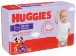 Бебешки пелени гащи Huggies - 5, 34 броя