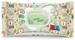 Мокри кърпи Idea Baby - Алое вера, с капак, 72 броя