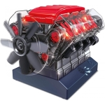 Игрален комплект за сглобяване Buki France - Двигател V8, 270 части