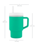 Силиконова чаша със сламка Infantino, 270 ml, Жълта