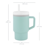 Силиконова чаша със сламка Infantino, 270 ml, Жълта