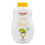 Бебешки шампоан с органичен овес Friendly Organic - 400 ml
