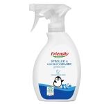 Препарат за почистване на колички и столчета за кола Friendly Organic - 250 ml