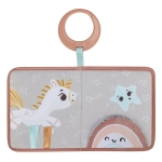 Мека текстилна книжка Tiny Love - Where Do I Travel Book Unicorn Wonderlands