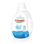 Препарат за пране на бебешки дрехи Friendly Organic - Без аромат, 2 l