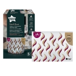 Комплект торбички за стерилизация и стерилно пренасяне, подходящи за микровълнова Tommee Tippee, 5 броя