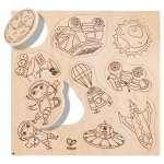 Творчески комплект Hape - Направи си сам магнити, Живот на Марс