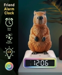 Дигитален будилник с осветление Lisciani - Rainy Days, Капибара