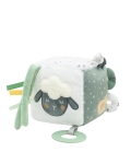 Плюшено кубче Kikkaboo - Sleepy Sheep, Зелено