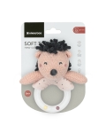 Бебешка плюшена дрънкалка с ринг Kikkaboo - Sleepy Sheep, Зелена