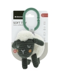 Трептяща играчка Kikkaboo - Sleepy Sheep, Зелена