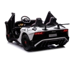 Акумулаторна кола Kikkaboo - Licensed Lamborghini Aventador SVJ, White