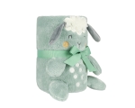 Бебешко одеяло с 3D бродерия Kikkaboo - Sleepy Sheep