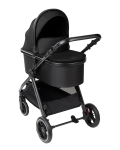 Комбинирана количка 3 в 1 с кош за новородено Kikkaboo – Ava, Black
