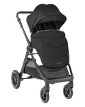 Комбинирана количка 3 в 1 с кош за новородено Kikkaboo – Ava, Black