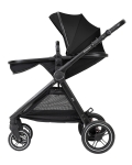 Комбинирана количка 3 в 1 с кош за новородено Kikkaboo – Ava, Black