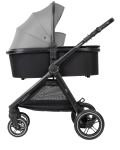 Комбинирана количка 3 в 1 с кош за новородено Kikkaboo – Ava, Black