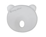 Бебешка мемори ергономична възглавница Kikkaboo - Bear Airknit, White