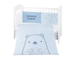 Бебешки спален комплект Kikkaboo - Bear with me, 60 x 120 cm, 2 части, Mint