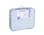 Бебешки сгъваем мини матрак Kikkaboo - Bear with me, 45 х 80 х 5 сm, Blue