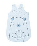 Летен спален чувал Kikkaboo - Bear with me, 0 - 6 m, Blue
