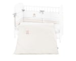 Бебешки спален комплект с бродерия Kikkaboo - Dream Big, EU style, 70 х 140 сm, 2 части, Beige