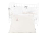 Бебешки спален комплект с бродерия Kikkaboo - Dream Big, 60 х 120 сm, Beige, 6 части