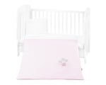 Бебешки спален комплект с бродерия Kikkaboo - Dream Big, Pink, 5 части
