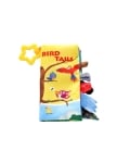 Текстилна книжка с чесалка Kikkaboo - Bird tails