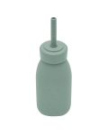 Силиконово шише със сламка Kikkaboo - Platinum Silicone, Sage