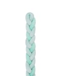 Луксозен плюшен обиколник Kikkaboo, 3 плитки 180 х 12см, Mint