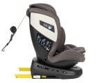 Стол за кола Kikkaboo - i-Cruise, IsoFix, i-Size, 40-150 cm, Light Grey
