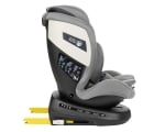 Стол за кола Kikkaboo - i-Cruise, IsoFix, i-Size, 40-150 cm, Light Grey