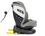 Стол за кола Kikkaboo - i-Cruise, IsoFix, i-Size, 40-150 cm, Light Grey