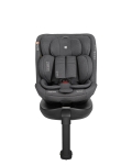Столче за кола Kikkaboo – i-Secure, i-Size, Isofix, 360°, Dark Grey