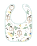 Памучни лигавници Kikkaboo - Savanna, Mint, 3 броя