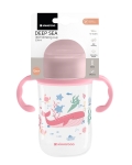 Неразливаща се чаша Kikkaboo - Deep Sea, 360°, 300 ml, Pink