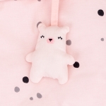 Кош за памперси с връзки Kikkaboo - Bear with me, Pink