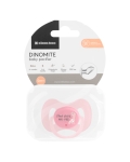 Силиконова залъгалка Kikkaboo - Dinomite, Pink, 0-6 m