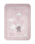 Луксозно супер меко бебешко одеяло Kikkaboo - Dream Big, Pink, 110 х 140 сm