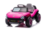 Акумулаторна кола Kikkaboo - Licensed Volkswagen E Buggy, Pink