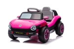 Акумулаторна кола Kikkaboo - Licensed Volkswagen E Buggy, Pink