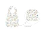 Непромокаем лигавник с джоб Kikkaboo - Savanna Pattern, Mint
