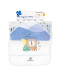 Непромокаем лигавник с ръкави и джоб Kikkaboo - Savanna, Mint