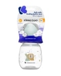 Бебешко шише с широко гърло Kikkaboo Clouds - Savanna, 180 ml, Mint