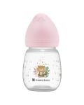 Бебешко шише с широко гърло Kikkaboo Clouds - Savanna, 180 ml, Mint