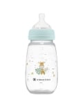 Бебешко шише с широко гърло Kikkaboo Clouds - Savanna, 310 ml, Mint