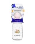 Бебешко шише с широко гърло Kikkaboo Clouds - Savanna, 310 ml, Mint